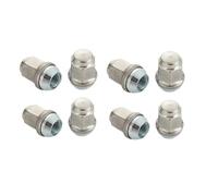JJRFVBGT Wheel Bolts Nuts Compatible With Jeep For Cherokee For Commander For Wrangler, For Wrangler JK TJ 1/2-20 Wheel Lug Nuts 6036747AA Hex 19mm,35mm Tall （8pcs）