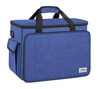JJRING Sewing Machine Carrying Case, Blue, 18.1 x 9.4 x 12.2 inches, Sewing Machine Carrying Case