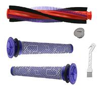 JJRUN 7.28"/185mm Roller Brush Bar Washable Pre-filter Replacement Set Compatible with Dyson DC59 DC62 SV03 V6 Slim Vacuum Cleaner,Compare to 963830-01