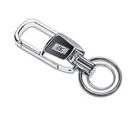 JJRY Car Keychain for Rolls-Royce Ghost Phantom Cullinan Wraith Keyring Car Key Chain Holder Car Accessories,Bright silver