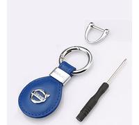 JJRY Car Keychain Genuine for volvo xc60 s90 xc90 car xc40 v90 s60l Keyring Car Key Chain Holder Car Accessories,Blue style