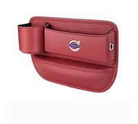 JJRY Car Seat Gap Filler Organiser for Volvo xc60/xc90/s60/s90/xc40 Leather Car Seat Storage Box Mobile Phone Key Coin Card Wallet Glasses Accessories,Red B main driver