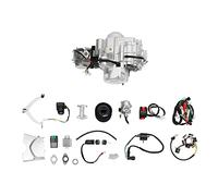 JJsdwin 4-Stroke Engine Motor, 125CC Petrol Gas Motor, Go Kart Engine Kit for ATVs, Dirt Bike und Rocket Car, Max. Speed 7500±375RPM