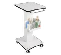 JJsdwin Beauty Salon Trolley, Aluminum Beauty Rolling Cart with 4 Wheels, Stand Stand Salon Mobile Carts for Shops and Hair Salons, Maximum Load Capacity 15kg