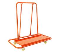 JJsdwin Drywall Sheet Carts, Heavy Duty Plasterboard Trolley with Four Wheels, Trolley Plate for Handling Sheetrock and Sheet Panel, Load Capacity 2200lbs