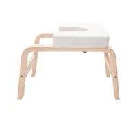 JJsdwin Yoga Headstand Stool, Strength Training Inversion Bench, Invert Chair for Waist, Leg, Hip Exercises and Head Stand, Load-bearing Capacity 200kg, White