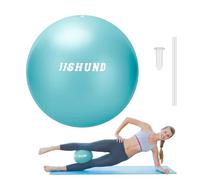 jjshund 25 cm Pilates Ball, Mini Exercise Ball with Inflation Straw