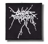 JJTEXTIX Cattle Decapitation Band Patch, 10 cm, Black, Iron-On, Embroidery, Extreme Metal/Gore