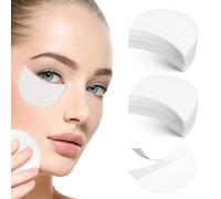 JJUNW 200 Pcs Eyeshadow Shields, Lint Free Eyeshadow Shield Gel Pad Patches, Prevent Makeup Residue for Eyelash Extensions, Eyeliner, Lip and Tinting Makeup(200Pcs)