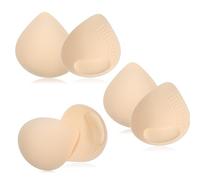 JJUNW 3 Pairs Bra Pads Inserts, Triangle Breathable Inserts Sew in Bra Cups for Dresses Sport Bras Pads Bathing Suit Inserts