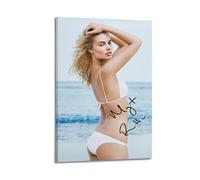 JJUPUV Margot Robbie Famous Actor Poster Artworks Canvas Room Aesthetic Wall Art Prints Home Modern Decor 08x12inch(20x30cm)