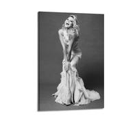 JJUPUV Margot Robbie Famous Actors Poster Canvas Wall Art Decorative Bedroom Modern Home Print Picture Artworkss 24x36inch(60x90cm)