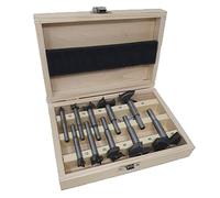 jjw-germany 10-Piece Carbide Art Drill Bit Set 10-12-15-20-25-30-35-40-45-50 mm for Hardwood and Cordless Screwdrivers