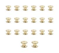 JJWNMLL 20Pcs Chicago Screw Posts,M5*5mm Rivet Chicago Binding Screws Gold