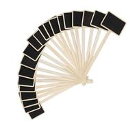 JJWNMLL 40pcs Wooden Plant Labels Black Board Markers Plant Signs Mini Chalkboard Garden Stakes Tags T-Type Tags for Vegetable Seeds Trees Herbs Flowers Garden Rectangular