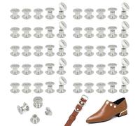 JJWNMLL Chicago Screw Posts, Rivet Chicago Binding Screws, Metal Rivet Replacement Repair for Bags, Collar, Harness, Luggage, Purse, Dog Lead, Backpack, Belt (Silver, M5x5mm+100Pcs)