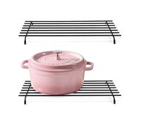 JJWNMLL Trivet - 2PCS Large Trivets For Kitchen Worktops For Hot Pans Black