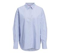 JJXX Women's Jxjamie Ls Relaxed Poplin Shirt Noos Blouse, Navy Blazer/Stripes: Stripes, M