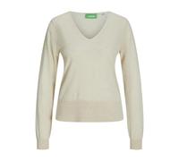 JJXX Jack&Jones JXATHENA V-Neck Knit Noos, Cloud Dancer, M
