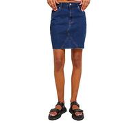 JJXX Women's Jxhazel Short Skirt Hw Rh AKM Ln, Medium Blue Denim/Detail:akm2, XL
