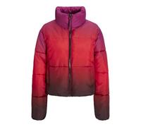 JJXX JACK&JONES Women's JXIRIS Puffer Jacket OTW Quilted Jacket, Fuchsia Red/Detail: Gradient, XL, Fuchsia red; detail: gradient, XL