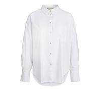 JJXX Jxjamie Ls Relaxed Linen Blend Shirt Sn, White, M