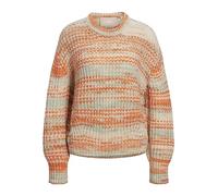 JJXX Women's Jxsimone Ls Cneck Knit Noos Sweater, Beige/Stripes:/Multi Space Dye, S