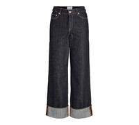 JJXX JXTOKYO Vega Wide HW FOLD UP R269 DNM | Wide Leg Fit, Plain, Casual, Maximum temperature 30°C normal process