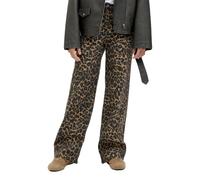 Jjxx Sarah Tokyo Leo Wide Leg High Waist Pants Brown XL / 34 Woman