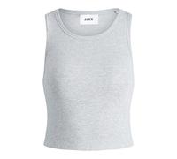 JJXX Women's JJXX JXFALLON SL Rib Tank TOP NOOS T-Shirt, Light Grey Melange, M