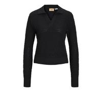 JJXX Women's Jxaddy Polo Neck Knit Jumper, Black, XS
