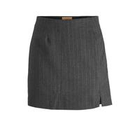 JJXX Women's Jxana Mary Brushed Hw Skirt TLR, Dark Grey Melange/Stripes: Light Grey, S