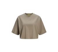 JJXX Women's Jxandrea Loose SS Cropped Tee JRS Noos T-Shirt, Brindle, M