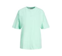 JJXX Women's JXANDREA Loose SS Every TEE NOOS T-Shirt, Aruba Blue/Print:Turquoise Logo, S
