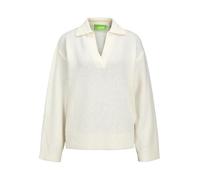 JJXX Women's Jxariella Polo Neck Knit Sn Jumper, Bone White, S