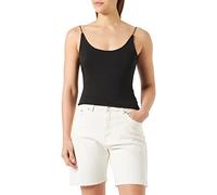 JJXX Women's Jxhazel Hw Long Short Rh AKM Denim Ln, Ecru/Detail:AKM12, M