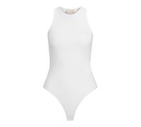 JJXX Women's JXIVY Tight SL Oneck Dream Body Bodysuit, Bright White/Print:Tonal Print, S