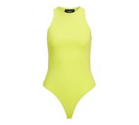JJXX Women's JXIVY Tight SL Oneck Dream Body Bodysuit, Lime Punch/Print:Tonal Print, XS