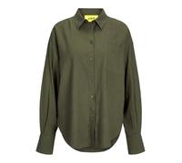 JJXX Women's Jxjamie Breeze Summer Ls Shirt WVN Sn, Dusty Olive, M