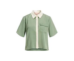 JJXX Women's Jxlark Satin Ss Shirt Sn Blouse