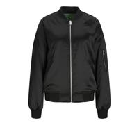 JJXX Women's JXMADISON Satin Bomber Jacket, Black, L