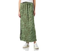 JJXX Women's Jxmaria Midi Satin Skirt WVN Sn, Loden Frost/AOP:AOP, S