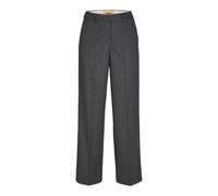 JJXX Women's Jxmary Brushed Hw Pant TLR Sn, Dark Grey Melange/Stripes: Light Grey, S