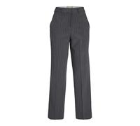 JJXX Women's JXMARY Striped HW Pant PNT NOOS Chino, Dark Grey Melange, 27W x 30L
