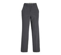 JJXX Women's Jxmary Striped Hw Pant PNT Noos Chino Trousers, Dark Grey Blend, 28W x 32L