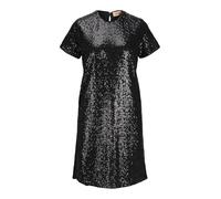 JJXX Women's Jxmia SS Sequin Tee Dress WVN, Black, L