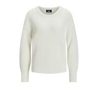 JJXX Women's JXMILA LS Twist Crew Neck Knit NOOS Sweater, Snow White, XL