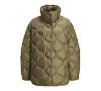 JJXX Women's Jxnova Shiny Quilted Jacket Sn Coat, Burnt olive, M