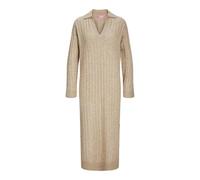 JJXX Women's Jxozzy Various Polo Neck Dress Knit, Peyote, S