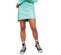 JJXX Women's Jxrowe Short Faux Leather Skirt Noos, Aruba Blue/Detail: Shiny, M